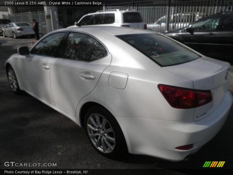 Crystal White / Cashmere Beige 2006 Lexus IS 250 AWD