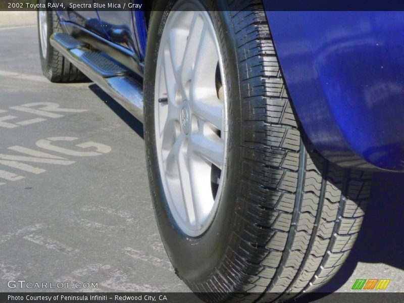 Spectra Blue Mica / Gray 2002 Toyota RAV4