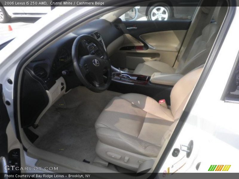 Crystal White / Cashmere Beige 2006 Lexus IS 250 AWD
