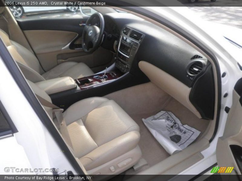 Crystal White / Cashmere Beige 2006 Lexus IS 250 AWD