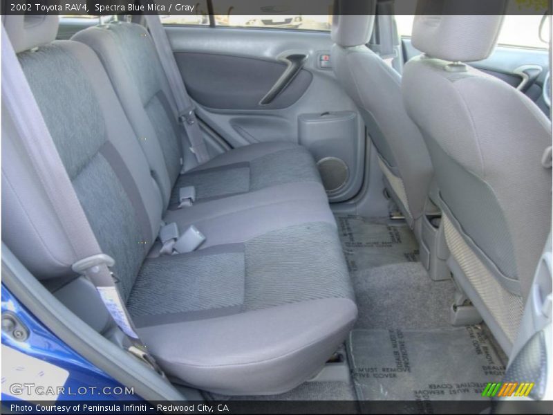 Spectra Blue Mica / Gray 2002 Toyota RAV4