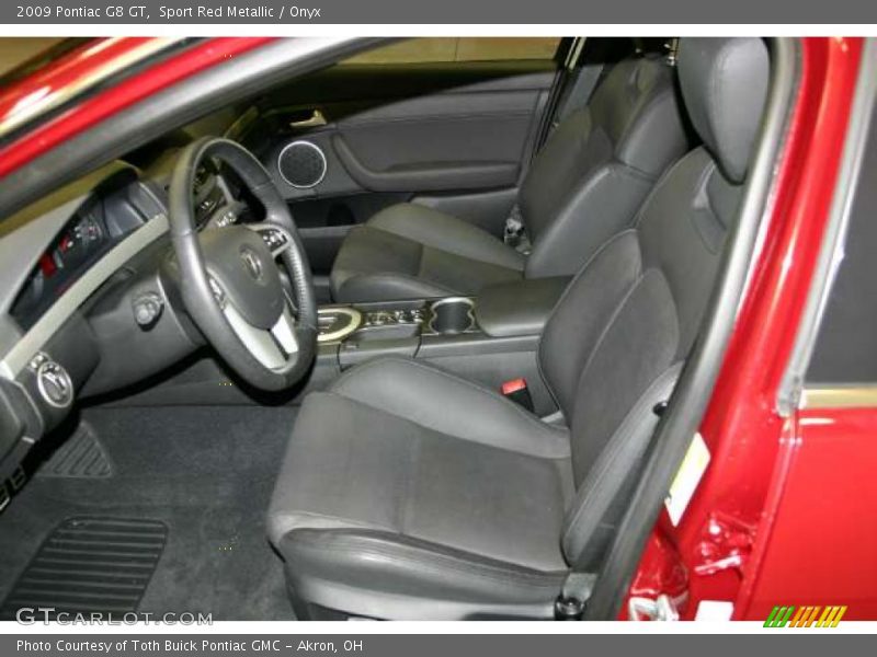  2009 G8 GT Onyx Interior