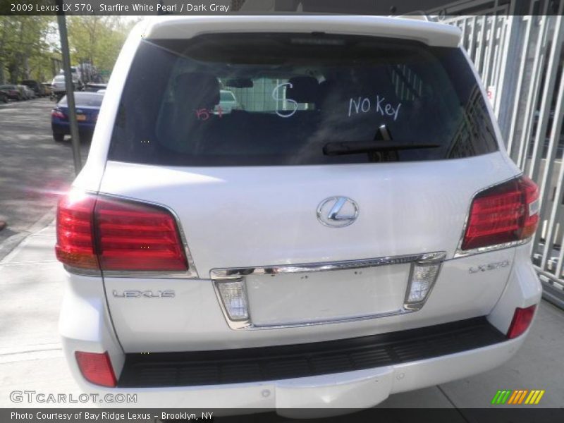 Starfire White Pearl / Dark Gray 2009 Lexus LX 570