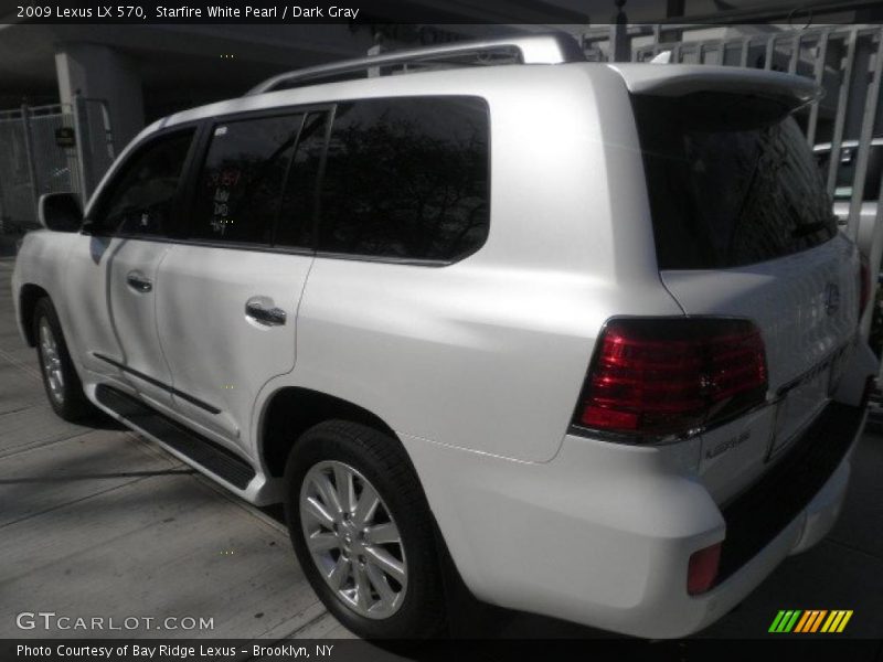 Starfire White Pearl / Dark Gray 2009 Lexus LX 570