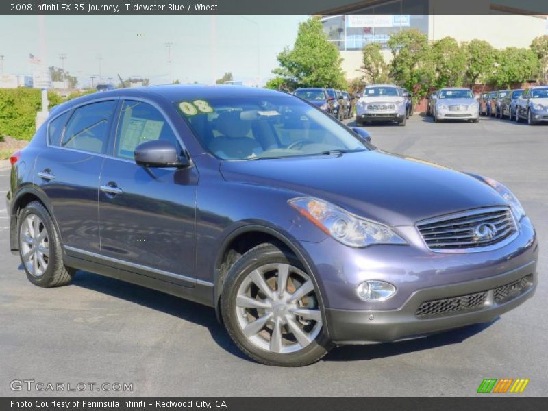 Tidewater Blue / Wheat 2008 Infiniti EX 35 Journey