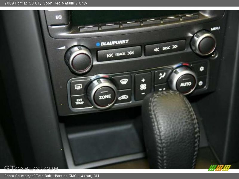 Sport Red Metallic / Onyx 2009 Pontiac G8 GT