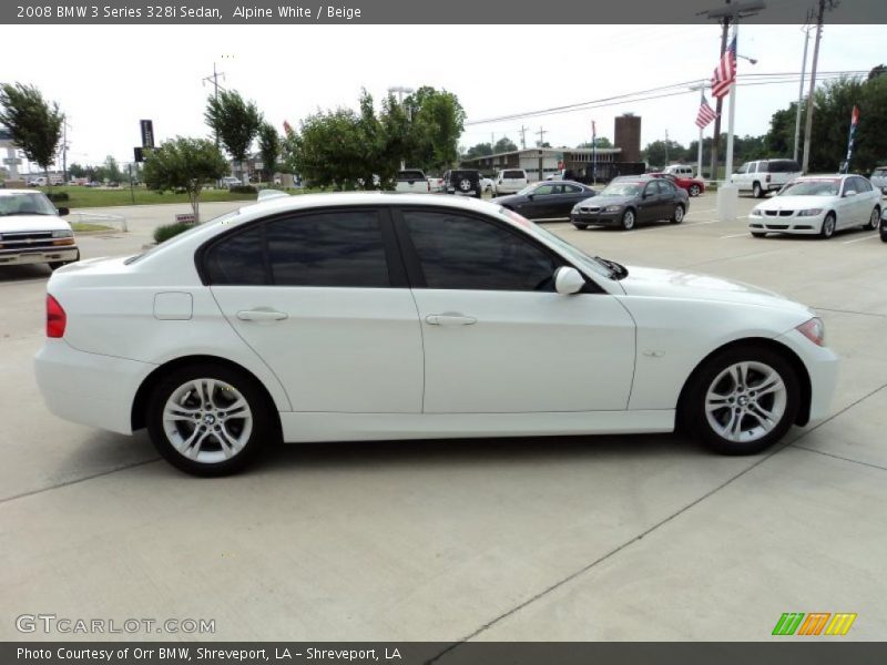 Alpine White / Beige 2008 BMW 3 Series 328i Sedan