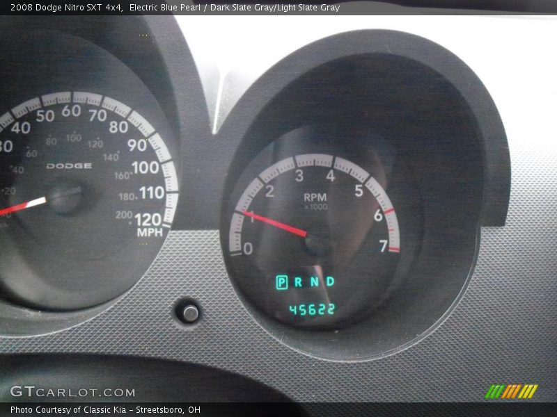 Electric Blue Pearl / Dark Slate Gray/Light Slate Gray 2008 Dodge Nitro SXT 4x4