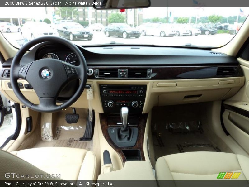 Alpine White / Beige 2008 BMW 3 Series 328i Sedan
