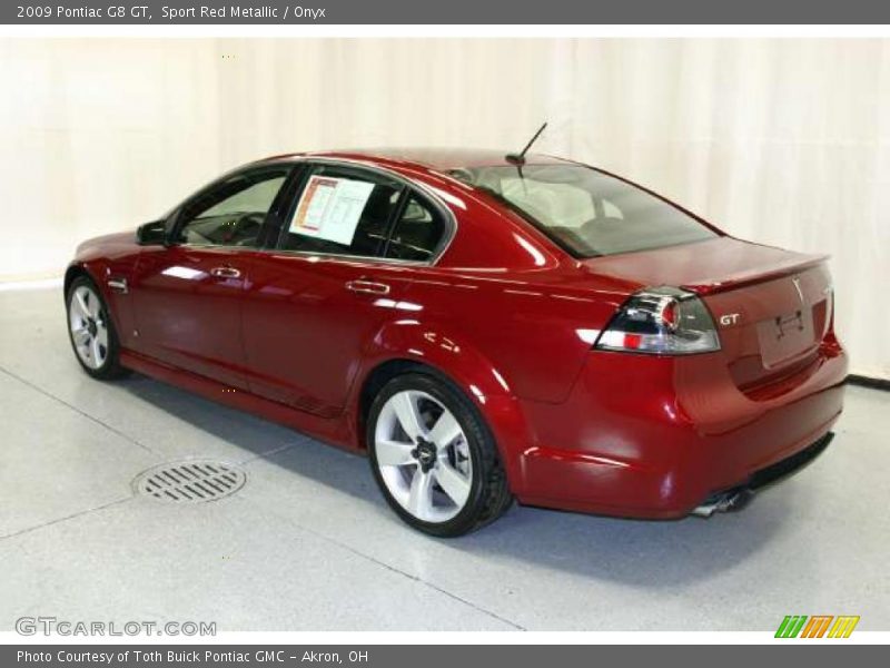  2009 G8 GT Sport Red Metallic