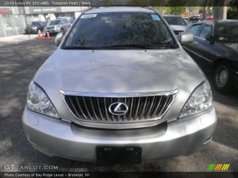 Tungsten Pearl / Black 2009 Lexus RX 350 AWD
