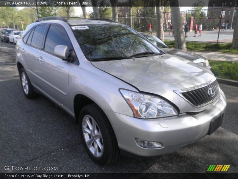 Tungsten Pearl / Black 2009 Lexus RX 350 AWD