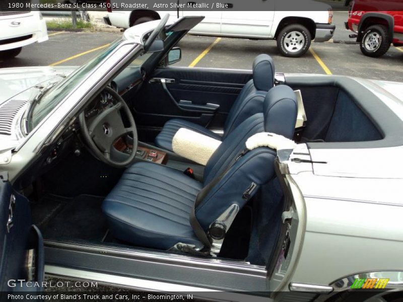  1980 SL Class 450 SL Roadster Blue Interior