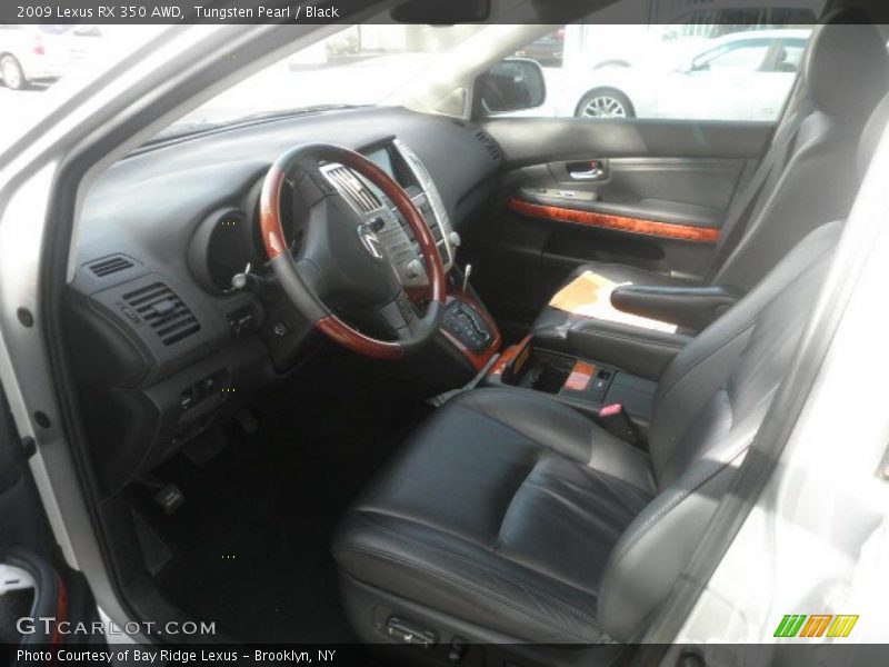 Tungsten Pearl / Black 2009 Lexus RX 350 AWD