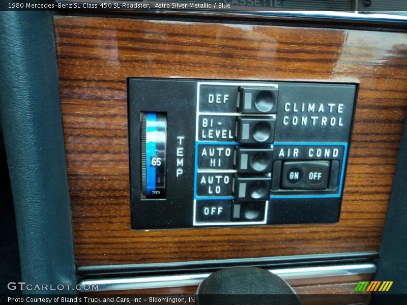 Controls of 1980 SL Class 450 SL Roadster