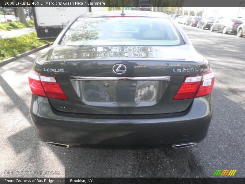 Verdigris Green Mica / Cashmere 2008 Lexus LS 460 L
