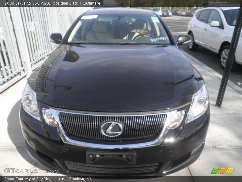 Obsidian Black / Cashmere 2008 Lexus GS 350 AWD