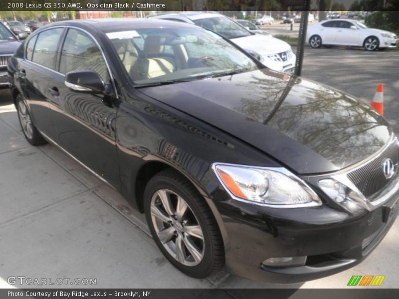 Obsidian Black / Cashmere 2008 Lexus GS 350 AWD