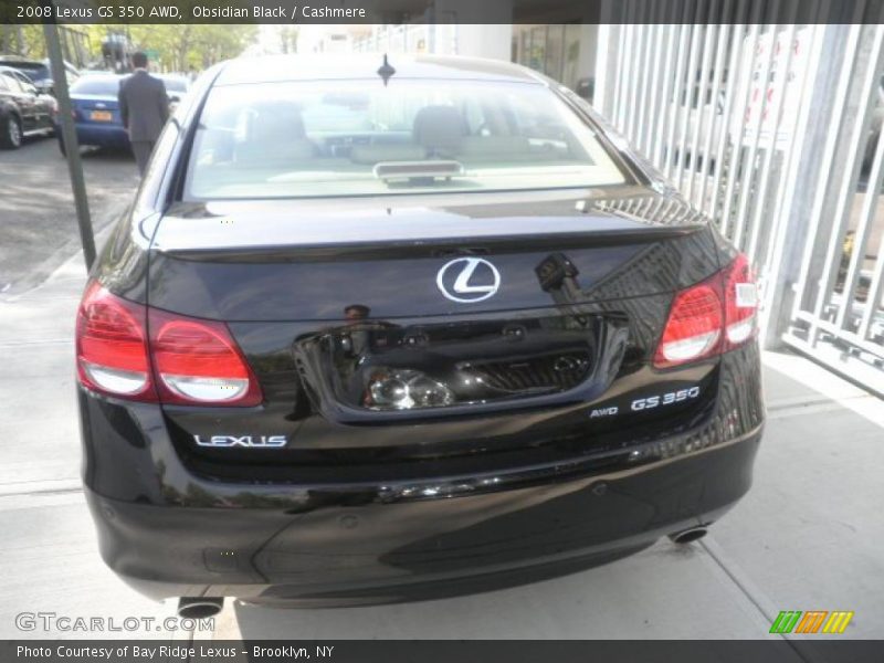 Obsidian Black / Cashmere 2008 Lexus GS 350 AWD