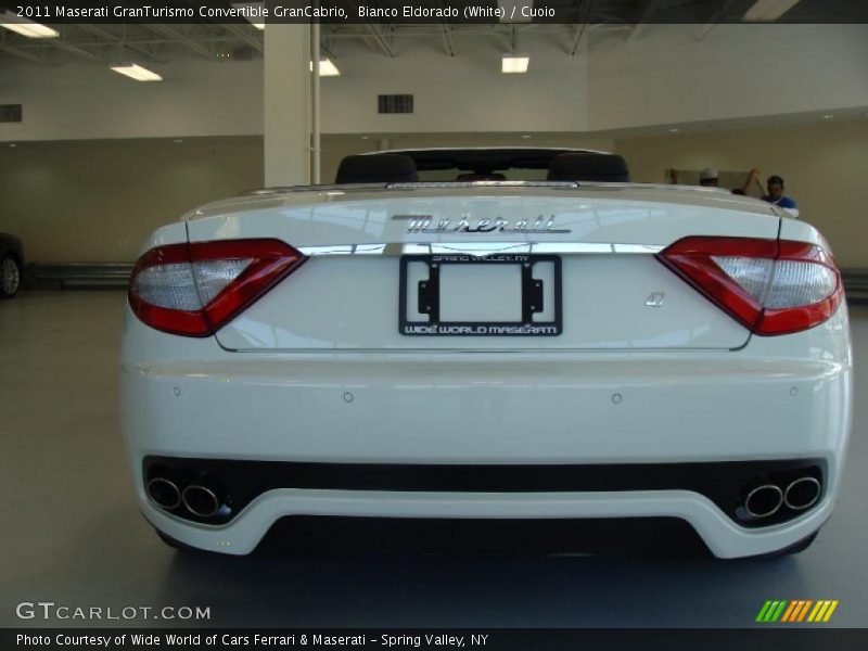 Bianco Eldorado (White) / Cuoio 2011 Maserati GranTurismo Convertible GranCabrio