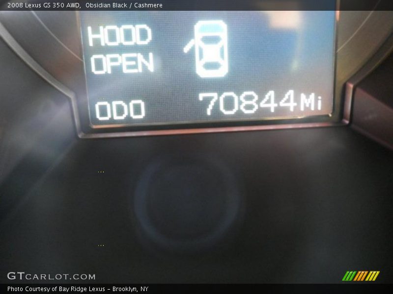 Obsidian Black / Cashmere 2008 Lexus GS 350 AWD