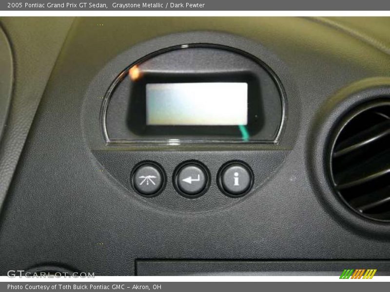 Graystone Metallic / Dark Pewter 2005 Pontiac Grand Prix GT Sedan
