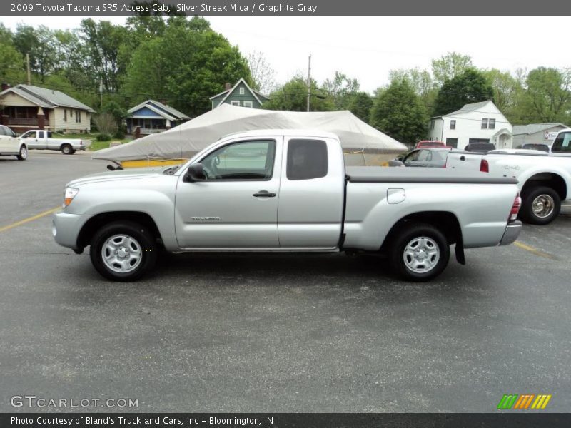 Silver Streak Mica / Graphite Gray 2009 Toyota Tacoma SR5 Access Cab