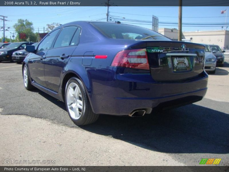 Royal Blue Pearl / Ebony 2008 Acura TL 3.2