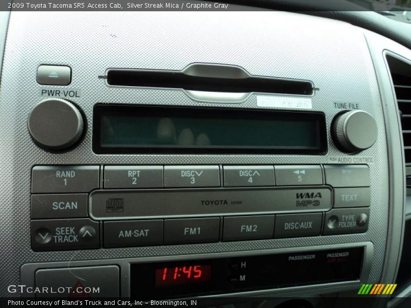 Silver Streak Mica / Graphite Gray 2009 Toyota Tacoma SR5 Access Cab