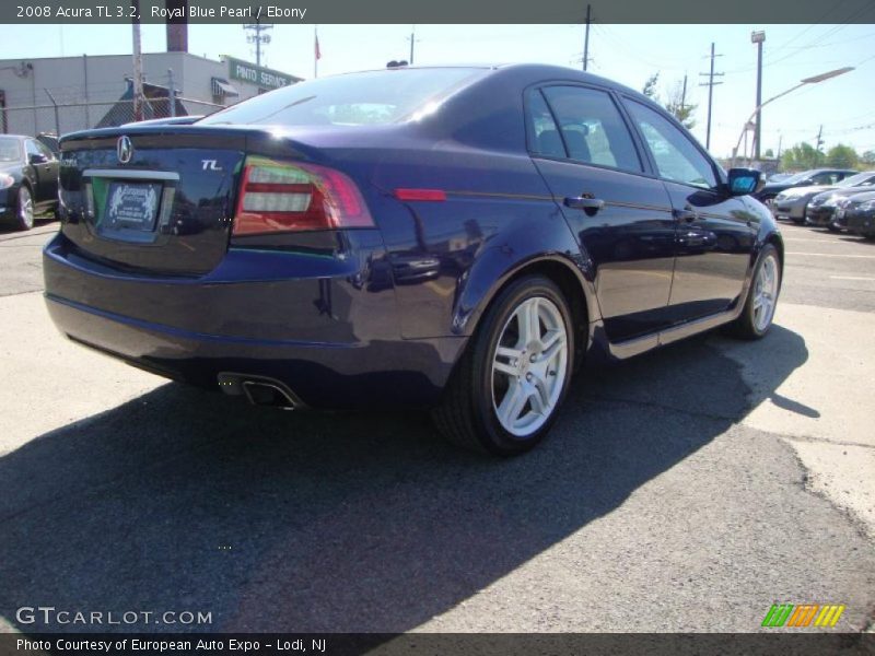 Royal Blue Pearl / Ebony 2008 Acura TL 3.2