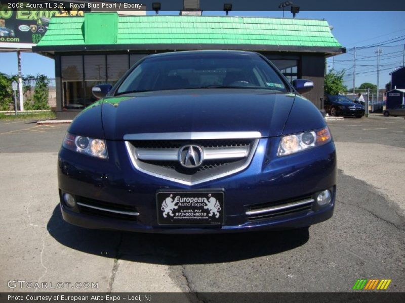 Royal Blue Pearl / Ebony 2008 Acura TL 3.2