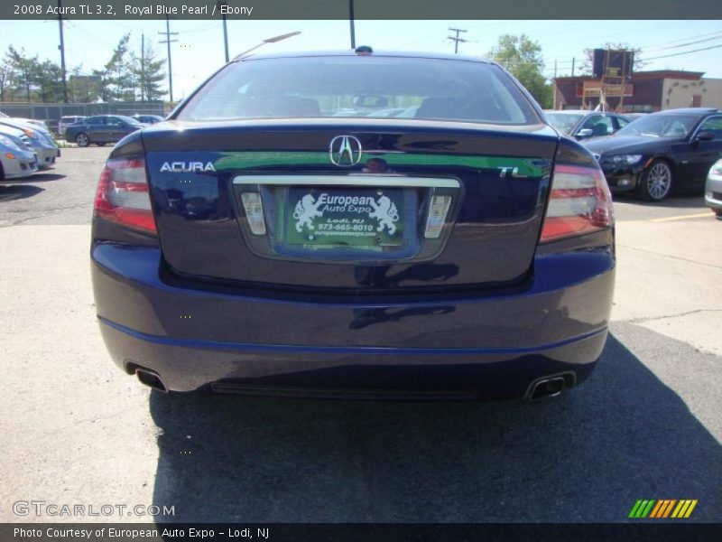 Royal Blue Pearl / Ebony 2008 Acura TL 3.2
