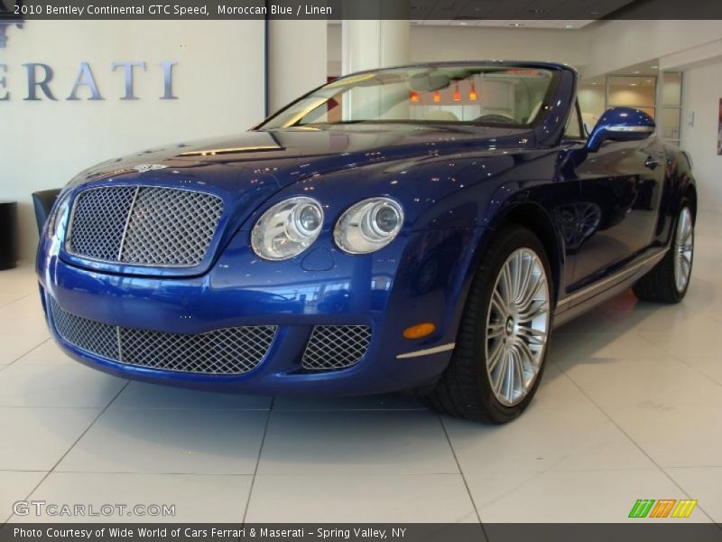 Front 3/4 View of 2010 Continental GTC Speed