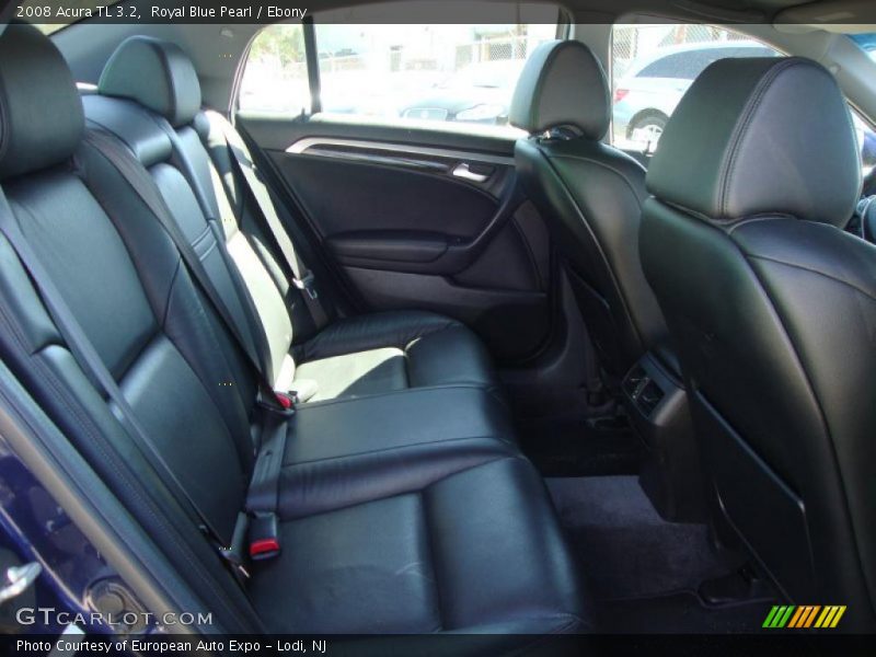 Royal Blue Pearl / Ebony 2008 Acura TL 3.2