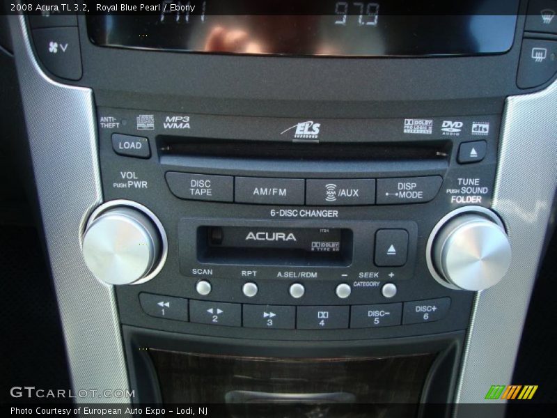 Royal Blue Pearl / Ebony 2008 Acura TL 3.2