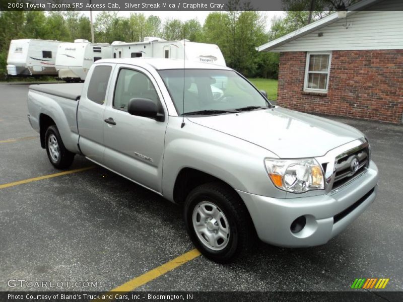 Silver Streak Mica / Graphite Gray 2009 Toyota Tacoma SR5 Access Cab