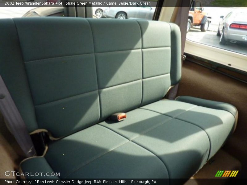  2002 Wrangler Sahara 4x4 Camel Beige/Dark Green Interior