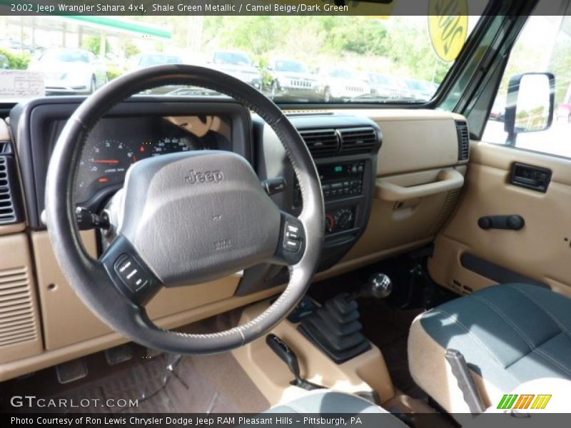 Dashboard of 2002 Wrangler Sahara 4x4