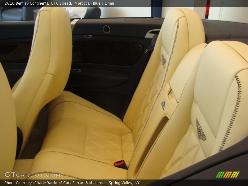  2010 Continental GTC Speed Linen Interior