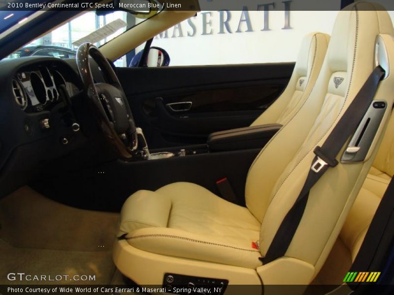  2010 Continental GTC Speed Linen Interior