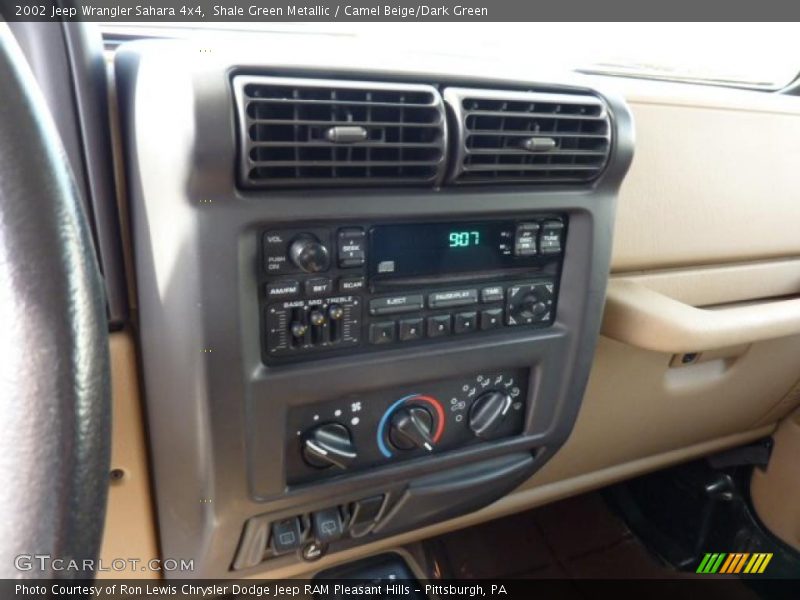 Controls of 2002 Wrangler Sahara 4x4