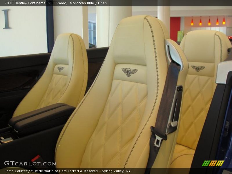  2010 Continental GTC Speed Linen Interior