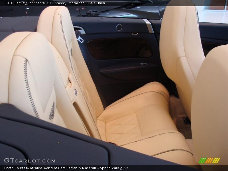  2010 Continental GTC Speed Linen Interior