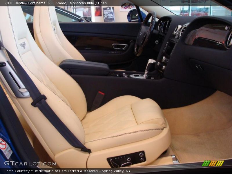  2010 Continental GTC Speed Linen Interior