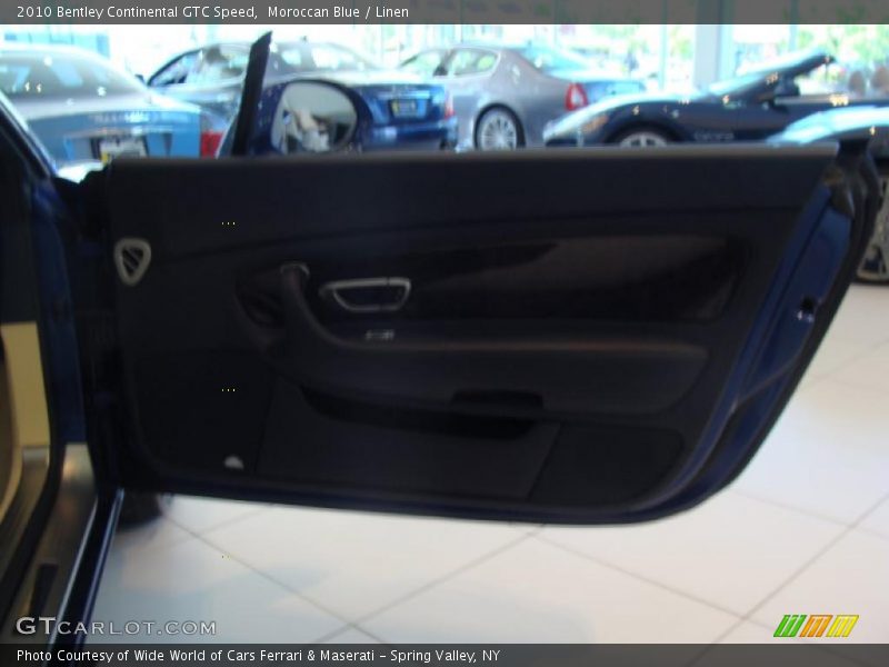 Moroccan Blue / Linen 2010 Bentley Continental GTC Speed