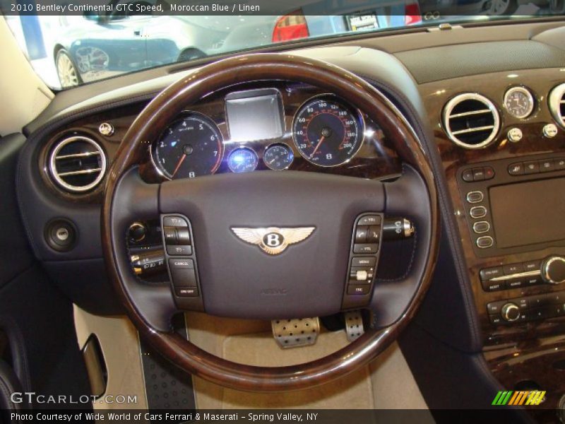  2010 Continental GTC Speed Steering Wheel