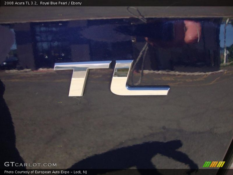 Royal Blue Pearl / Ebony 2008 Acura TL 3.2