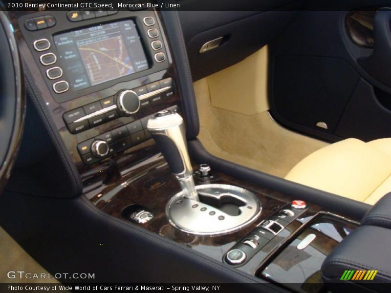 Controls of 2010 Continental GTC Speed