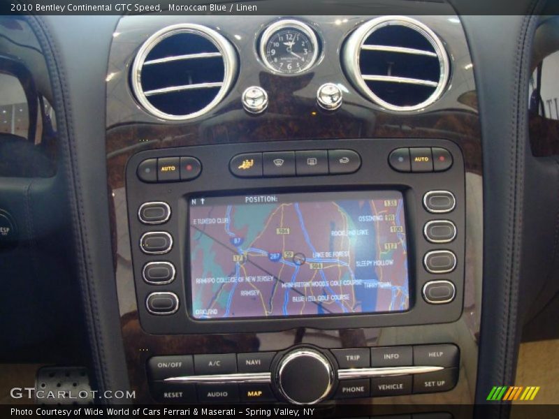 Navigation of 2010 Continental GTC Speed