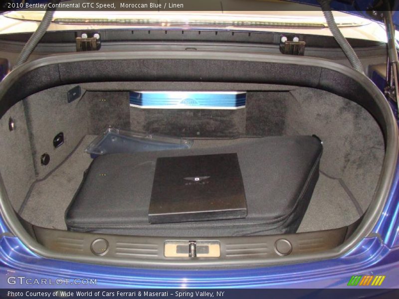  2010 Continental GTC Speed Trunk